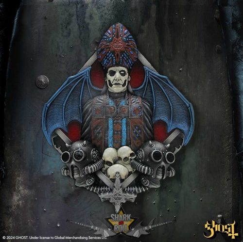 IV. Emeritus Papa - Szellem fali emléktábla - Ghost Papa Emeritus IV Wall Plaque 29.5cm.  