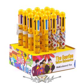   THE BEATLES - Sokszínű Toll - Sárga Tengeralattjáró Beatles (6 Szín).    toll