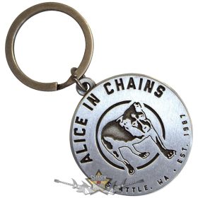   Alice In Chains - Keychain. Three-Legged Dog.   import fém kulcstartó