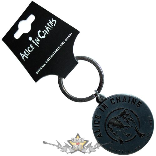 Alice In Chains - Keychain. Three-Legged Dog.   import fém kulcstartó