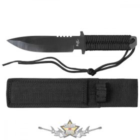   FOX - Kés, fix penge, fekete, burkolt nyél. 44496.. hobby kés,