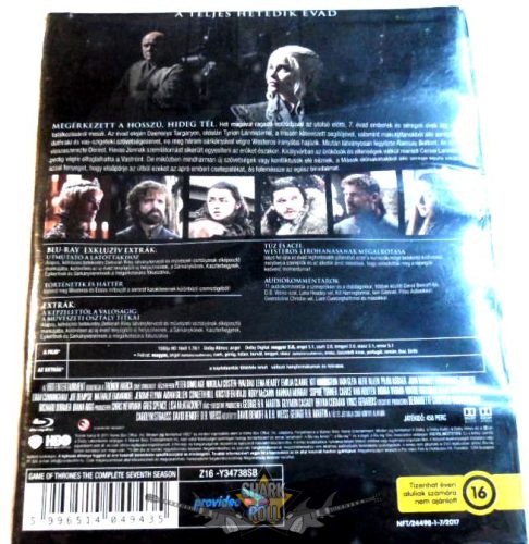 Trónok harca: 7. évad (3 BD) - limitált, fémdobozos változat (steelbook).  Blu ray disc