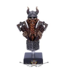 Valhalla Awaits Viking Figurine. D5570T1.   fantasy dísz