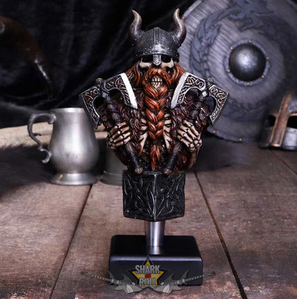 Valhalla Awaits Viking Figurine. D5570T1.   fantasy dísz