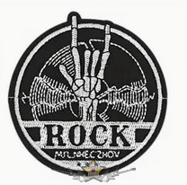 ROCK - 3. METAL..  hímzett felvarró