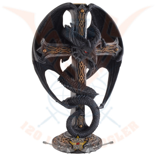 Candle holder  - Dragon Cross. széttárt szárnyú sárkány. 766-7941.  gyertya tartó