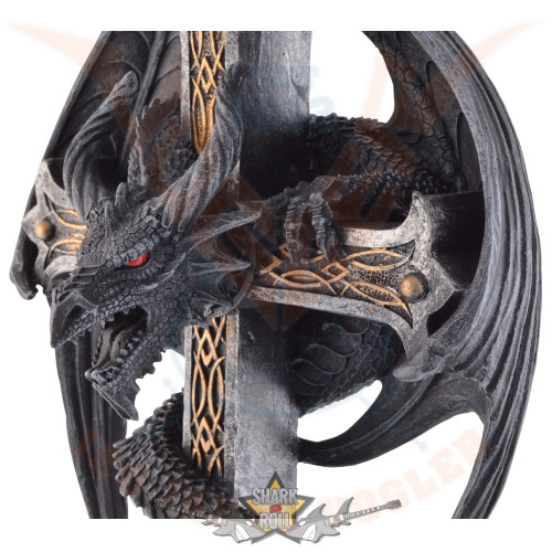 Candle holder  - Dragon Cross. széttárt szárnyú sárkány. 766-7941.  gyertya tartó
