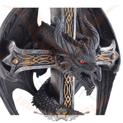 Candle holder  - Dragon Cross. széttárt szárnyú sárkány. 766-7941.  gyertya tartó