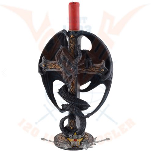 Candle holder  - Dragon Cross. széttárt szárnyú sárkány. 766-7941.  gyertya tartó