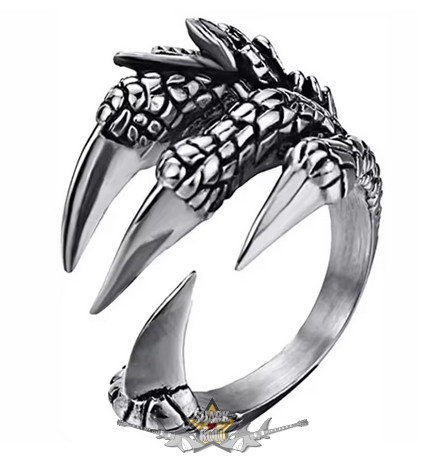 DRAGON CLAWS -  Acélgyűrű.  Steinless Steel. gyűrű