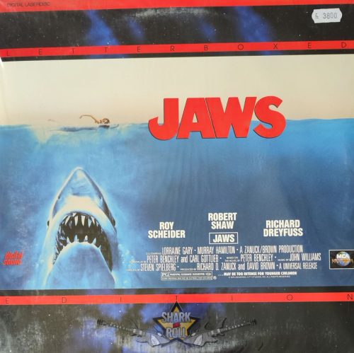 JAWS. Letterboxed.   2 lemezes RITKA laserdisc