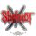 Slipknot - Standard Patch.  9-Point Star.   * EXTRA PRÉMIUM *.  hímzett felvarró