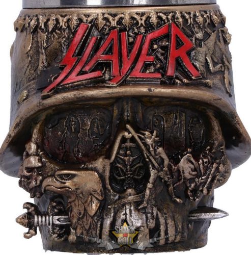 Slayer - Skull Shot Glass. Slayer Eagle Sisak Koponya . 9cm. B5578T1. pohár