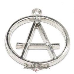 Anarchy logo.  JVP.   nyaklánc, medál