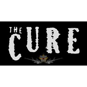The Cure  -  Logo.  10 x 5.  felvarró