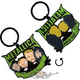 Metallica - Keychain.  Since 1981 Heads (Double Sided).  METKEY17.  import fém kulcstartó   Metallica - Keychain.  Since 1981 Heads (Double Sided).  METKEY17.  import fém kulcstartó