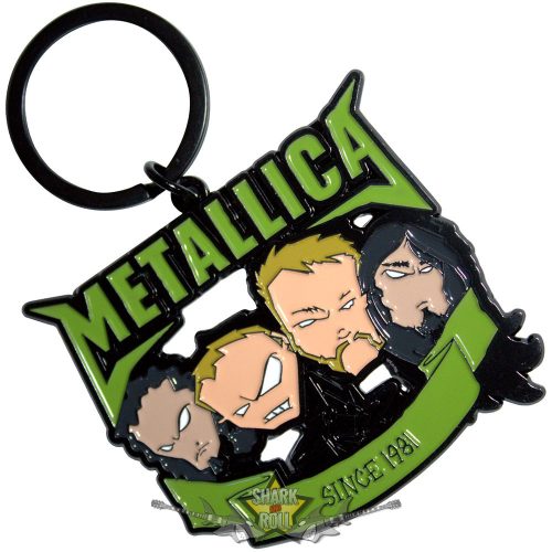 Metallica - Keychain.  Since 1981 Heads (Double Sided).  METKEY17.  import fém kulcstartó