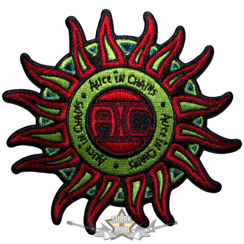 Alice In Chains - Standard Patch.  Sun Logo Colour.  * EXTRA PRÉMIUM *.  hímzett felvarró