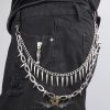 2 soros - Kétrétegű punk rivet lánc.   TM.  Nadráglánc, pénztárcalánc, dekor oldal lánc.