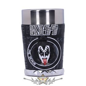 KISS - Glam Range Gene Simmons The Demon Shot Glass.. 8.5cm. . pohár, feles pohár   KISS - Glam Range Gene Simmons The Demon Shot Glass.. 8.5cm. . pohár, feles pohár