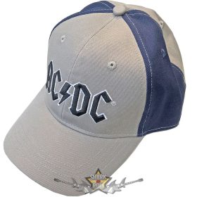   AC/DC - Unisex Baseball Cap.  Black Logo (2 Tone) sötétkék oldal betét.  ACDC2TCAP02GN . baseball sapka