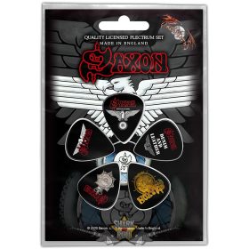   Saxon - Plectrum Pack.  Wheels Of Steel  gitárpengető szett