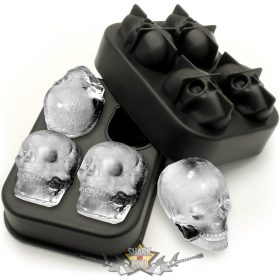 Jégkocka - Ice tray - Koponyák.  jégkocka forma
