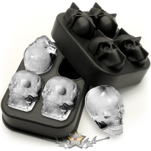 Jégkocka - Ice tray - Koponyák.  jégkocka forma