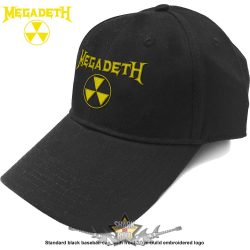 Megadeth - Unisex Baseball Cap.  Hazard Logo   baseball sapka