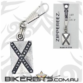   Zippereez Zipper Pull - Rebel Flag. kapucnis felsőhöz cipzár lehúzó
