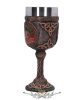 Celtic Tree Of Life Goblet Wine Glass 17.5cm. C1962F6.  fantasy dísz, kehely. serleg