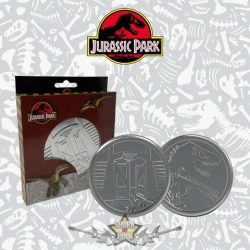 JURRASIC PARK - DRINKS COASTER SET. Metal coasters. 4. db. poháralátét