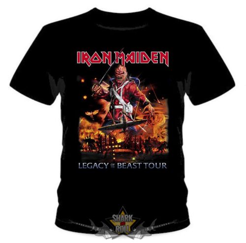 IRON MAIDEN - LEGACY BEAST TOUR.  S.ZF.029. zenekaros  póló. 