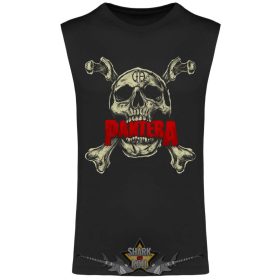   Pantera – Skull & Crossbones (Logo).   unisex ujjatlan trikó