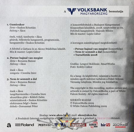 Ákos 40+1 Gumicukor CD.  zenei cd