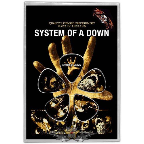 System Of A Down - Plectrum Pack - Hand.    gitárpengető szett