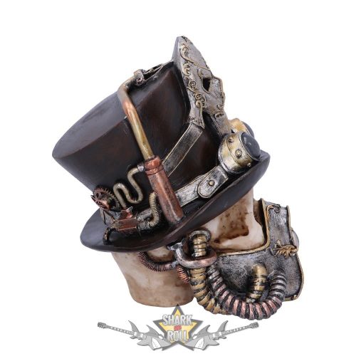 STEAMPUNK - Breathe Easy - Steampunk velencei maszk koponya dísz. 19.5cm. 839-2241.   koponya figura