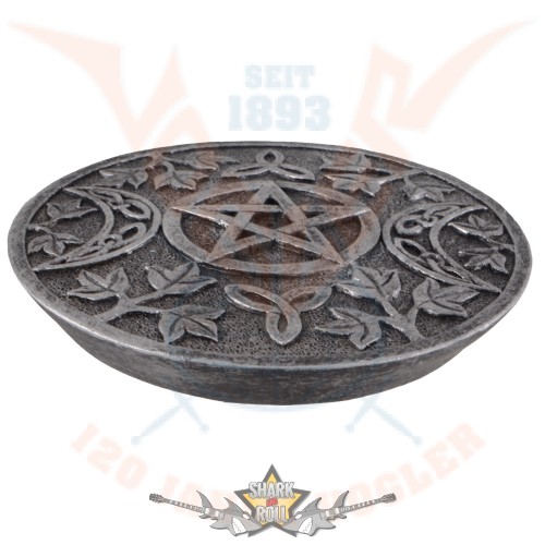 Pentagramm füstölőtartó.  13x13x2. cm. 837-3121.  Füstölő égő, illatosító..  füstölőtartó.