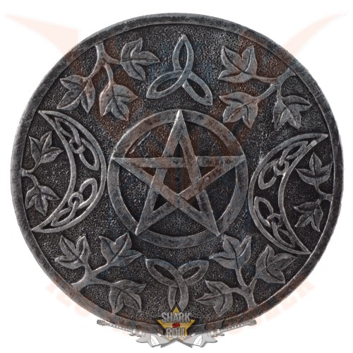 Pentagramm füstölőtartó.  13x13x2. cm. 837-3121.  Füstölő égő, illatosító..  füstölőtartó.