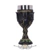 Vampire - Feline Fang Black Cat Goblet 17.3cm.  fantasy dísz,kehely. serleg