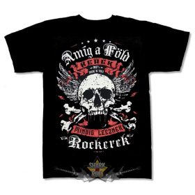 AMIG A FÖLD KEREK....S.P.  vicces, poen póló AMIG A FÖLD KEREK....S.P.  vicces, poen póló