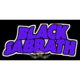 Black Sabbath 1  -  Logo.  10 x 5.  felvarró Black Sabbath 1  -  Logo.  10 x 5.  felvarró
