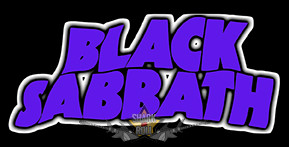 Black Sabbath 1  -  Logo.  10 x 5.  felvarró