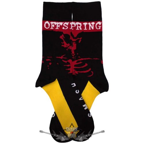 The Offspring - Unisex Ankle Socks.  Smash (Black) (UK Size 7 - 11)    boka  zokni