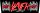 SLAYER - Logo.  superstrip xtra hátfelvarró.   