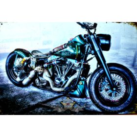 HARLEY DAVIDSON.   Metal Sign.  20X30.cm. fém tábla kép