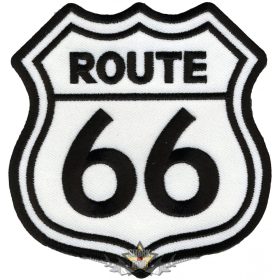 ROUTE 66 - LOGO. hátfelvarró