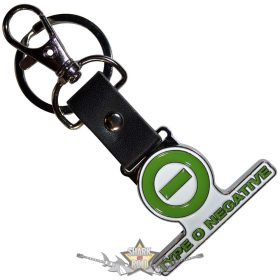   Type O Negative - Keychain.  Negative Emblem & Text Logo.   import fém kulcstartó
