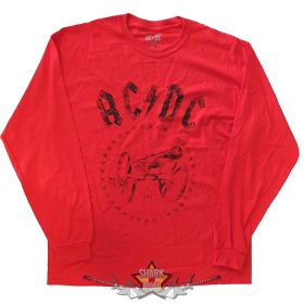 AC/DC - Unisex Long Sleeved T-Shirt.  For Those About to Rock   zenekaros  póló.    AC/DC - Unisex Long Sleeved T-Shirt.  For Those About to Rock   zenekaros  póló.