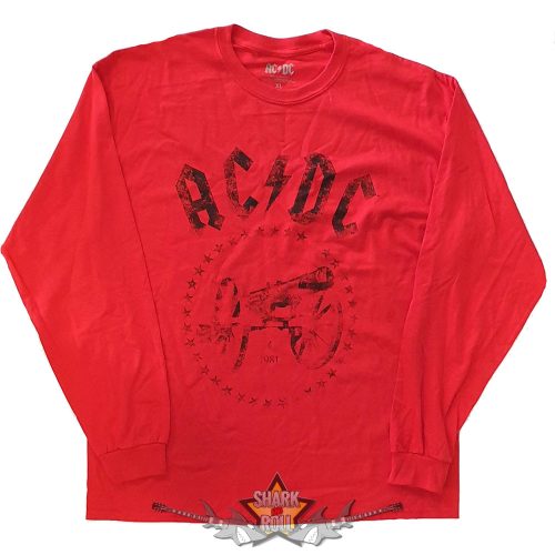 AC/DC - Unisex Long Sleeved T-Shirt.  For Those About to Rock   zenekaros  póló. 